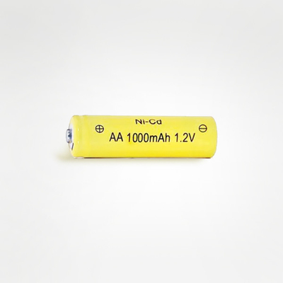 Batteria Ni-Cd ad alta temperatura1.2V 1000mAh Temperatura di carica e scarica -20°C~+70°C
