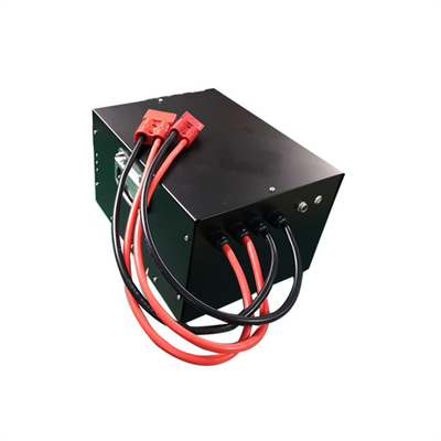 pacchetto 48v 60ah 15s10p della batteria del robot liFePO4 della pattuglia con la porta di comunicazione del circuito di sicurezza dei bms e cavi per l'automobile di visita
